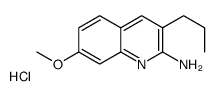 2-Amino-7-methoxy-3-propylquinoline hydrochloride Structure