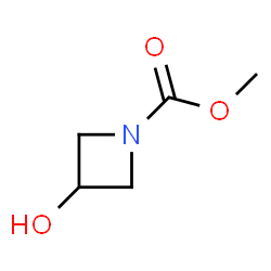 3-羟基氮杂环丁烷-1-羧酸甲酯结构式