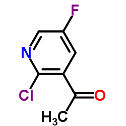 1-(2-Chloro-5-fluoro-3-pyridinyl)ethanone picture