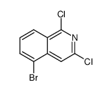 1,3-DICHLORO-5-BROMOISOQUINOLINE structure