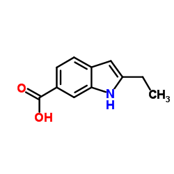 2-Ethyl-1H-indole-6-carboxylic acid Structure