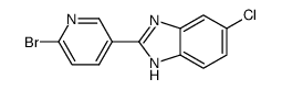 2-(6-bromopyridin-3-yl)-5-chloro-1H-benzimidazole Structure