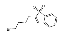 ((6-bromohex-1-en-2-yl)sulfonyl)benzene Structure