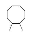 1,2-dimethylcyclooctane Structure