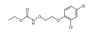 N-Ethoxycarbonyl-O-(2-(2,4-dichlor-phenoxy)-ethyl)-hydroxylamin Structure