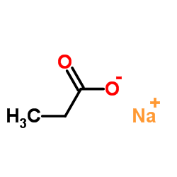 Sodium propionate Structure