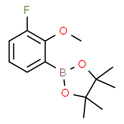 2-(3-Fluoro-2-methoxyphenyl)-4,4,5,5-tetramethyl-1,3,2-dioxaborolane structure