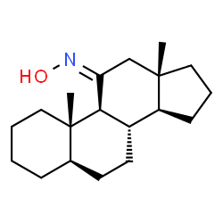 5α-Androstan-11-one oxime structure