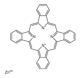 Zinc 29H,31H-tetrabenzo[b,g,l,q]porphine Structure