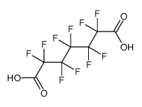 2,2,3,3,4,4,5,5,6,6-decafluoroheptanedioic acid Structure