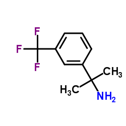 1-(3-三氟甲基苯基)-1-甲基乙胺结构式