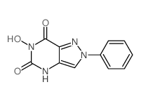 2H-Pyrazolo[4,3-d]pyrimidine-5,7(4H,6H)-dione,6-hydroxy-2-phenyl- structure