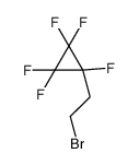 1-(2-bromoethyl)-1,2,2,3,3-pentafluorocyclopropane Structure