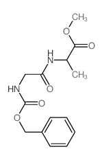 L-Alanine,N-[(phenylmethoxy)carbonyl]glycyl-, methyl ester Structure