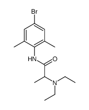 N-(4-bromo-2,6-dimethylphenyl)-2-(diethylamino)propanamide结构式