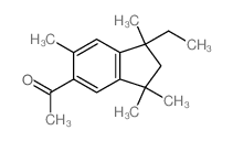 1-(1-ethyl-1,3,3,6-tetramethyl-2H-inden-5-yl)ethanone结构式