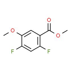 Methyl 2,4-difluoro-5-methoxybenzoate结构式