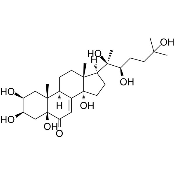 水龙骨甾酮B结构式