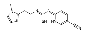 1-(5-cyanopyridin-2-yl)-3-[2-(1-methylpyrrol-2-yl)ethyl]thiourea结构式