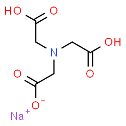 MONOSODIUMNITRILOTRIACETATE结构式