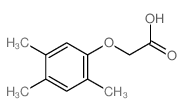 2-(2,4,5-trimethylphenoxy)acetic acid Structure