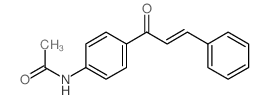 Acetamide,N-[4-(1-oxo-3-phenyl-2-propen-1-yl)phenyl]- Structure