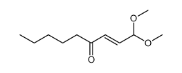 (E)-1,1-dimethoxy-2-nonen-4-one Structure