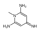 2,6-Pyridinediamine,1,4-dihydro-4-imino-1-methyl-(9CI) structure