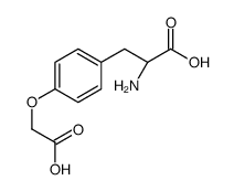 (2S)-2-amino-3-[4-(carboxymethoxy)phenyl]propanoic acid结构式