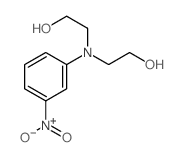 Ethanol,2,2'-[(3-nitrophenyl)imino]bis- Structure