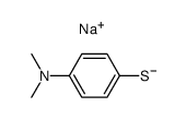 sodium 4-N,N-dimethylaminobenzenethiolate结构式