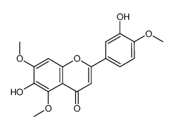 6-hydroxyluteolin 5,7,4'-trimethyl ether Structure