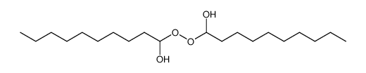 bis-(1-hydroxy-decyl)-peroxide Structure