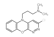 [3-(3-CHLORO-9-OXA-1,2,10-TRIAZA-ANTHRACEN-10-YL)-PROPYL]-DIMETHYL-AMINE Structure