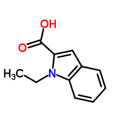 1-Ethyl-1H-indole-2-carboxylic acid structure