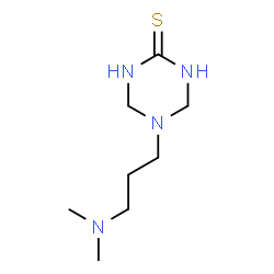 5-[3-(Dimethylamino)propyl]-1,3,5-triazinane-2-thione结构式