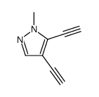 1H-Pyrazole, 4,5-diethynyl-1-methyl- (9CI)结构式