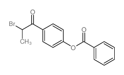 [4-(2-bromopropanoyl)phenyl] benzoate结构式