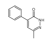 6-methyl-4-phenyl-2H-pyridazin-3-one结构式