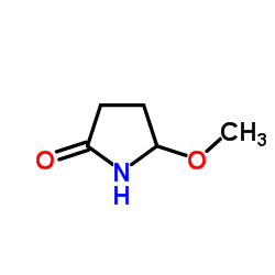 5-Methoxy-2-pyrrolidinone Structure