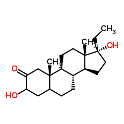 17a-Hydroxypregnenolone Structure