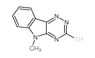 3H-1,2,4-Triazino(5,6-b)indole-3-thione, 2,5-dihydro-5-methyl-结构式