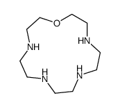 1-oxa-4,7,10,13-tetrazacyclopentadecane Structure