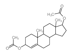 (3-acetyloxy-10,13-dimethyl-2,3,6,7,8,9,11,12,14,15,16,17-dodecahydro-1H-cyclopenta[a]phenanthren-17-yl) acetate结构式