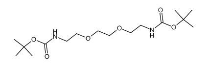 Boc-NH-PEG2-NH-Boc Structure