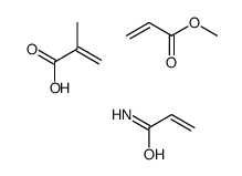 methyl prop-2-enoate,2-methylprop-2-enoic acid,prop-2-enamide Structure