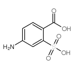 4-amino-2-sulfobenzoic acid structure