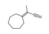 2-cycloheptylidenepropanenitrile Structure