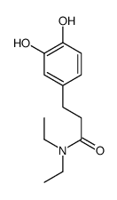 3-(3,4-dihydroxyphenyl)-N,N-diethylpropanamide Structure