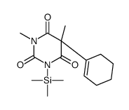 5-(1-Cyclohexen-1-yl)-1,5-dimethyl-3-(trimethylsilyl)-2,4,6(1H,3H,5H)-pyrimidinetrione structure